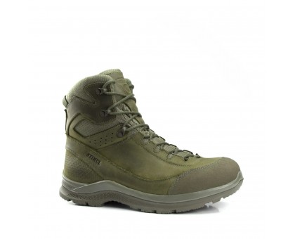 Черевики тактичні зимові зі шкіри крейзі Stimul Барс Олива