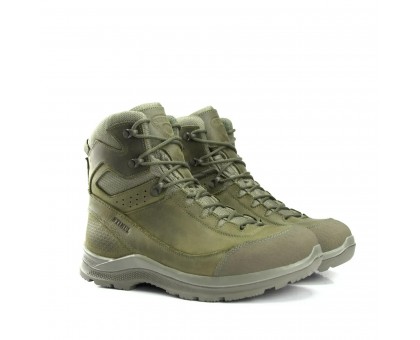 Черевики тактичні зимові зі шкіри крейзі Stimul Барс Олива