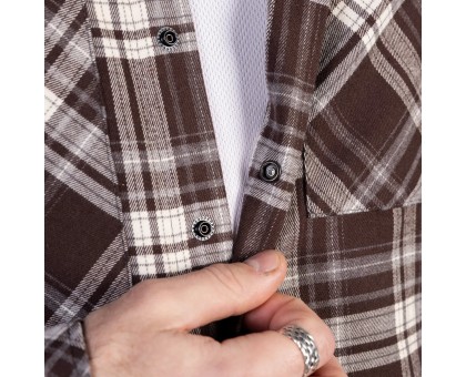 Сорочка “Буревій” Brown/White (9577) – Стиль і комфорт