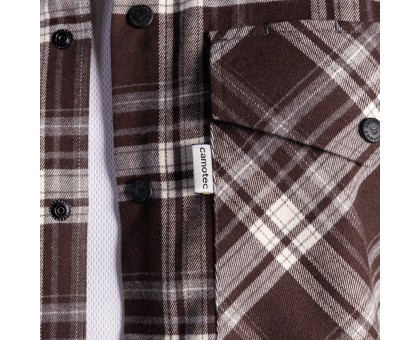 Сорочка “Буревій” Brown/White (9577) – Стиль і комфорт