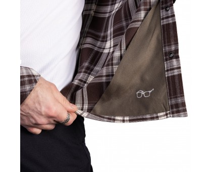 Сорочка “Буревій” Brown/White (9577) – Стиль і комфорт