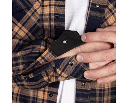 Сорочка “Буревій” Orange/Navy (9578) – Стиль і комфорт