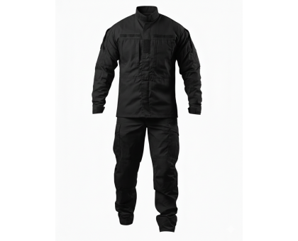 Статутний Тактичний Костюм Чорний: Купити від Виробника | Зручний та Міцний