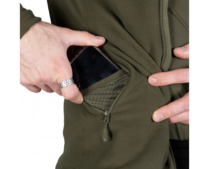 Флісова кофта Meadow Олива (8517) від Camotec: Тепла та зручна для активного відпочинку