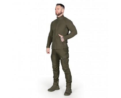 Флісова кофта Meadow Олива (8517) від Camotec: Тепла та зручна для активного відпочинку