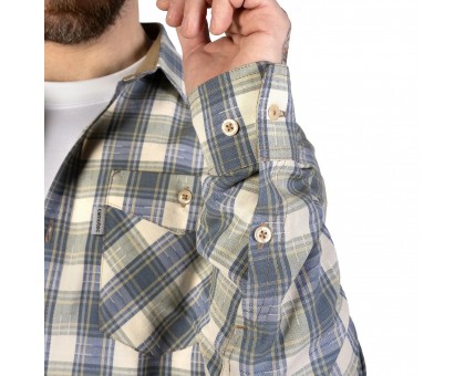 Сорочка "Легіт" Blue/White (9334) від camotec: купити стильну сорочку онлайн