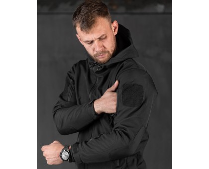 Куртка тактична Silver Knight Windstoper Black (SoftShell)