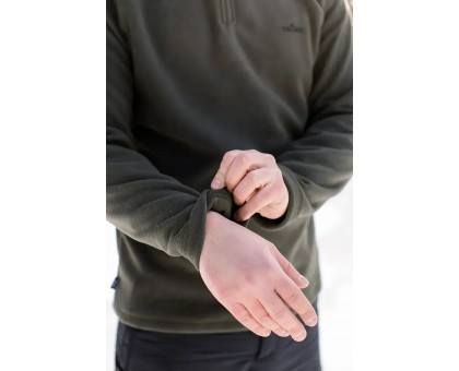 Чоловіча флісова кофта Tribe Fleece Jacket Half Zip Olive (270 г/м²)