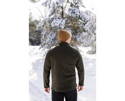 Чоловіча флісова кофта Tribe Fleece Jacket Half Zip Olive (270 г/м²)