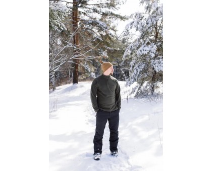 Чоловіча флісова кофта Tribe Fleece Jacket Half Zip Olive (270 г/м²)