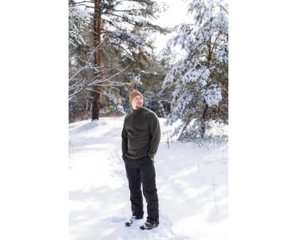 Чоловіча флісова кофта Tribe Fleece Jacket Half Zip Olive (270 г/м²)