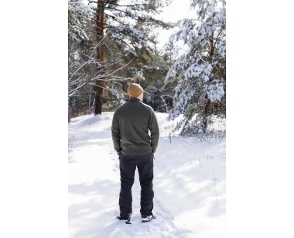 Чоловіча флісова кофта Tribe Fleece Jacket Half Zip Olive (270 г/м²)