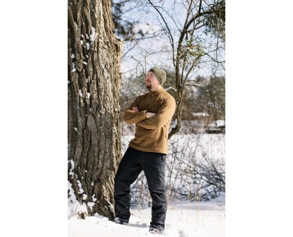 Чоловіча флісова кофта Tribe Fleece Jacket Half Zip Sand (щільність 270 г/м²)