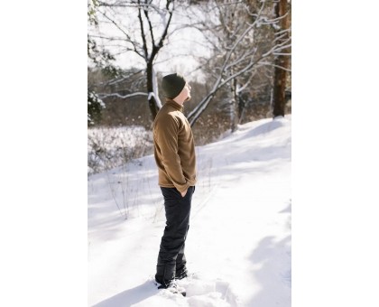 Чоловіча флісова кофта Tribe Fleece Jacket Half Zip Sand (щільність 270 г/м²)