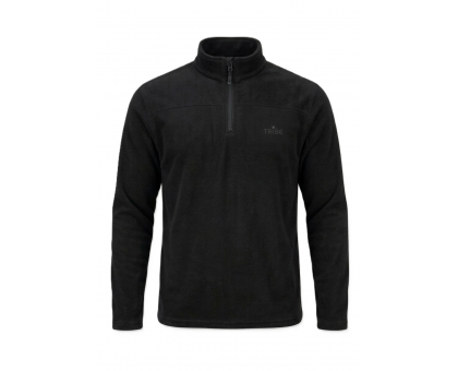 Чоловіча флісова кофта Tribe Fleece Jacket Half Zip Black (270 г/м²)