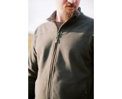 Чоловіча флісова кофта Tribe Fleece Jacket Full Zip Olive (270 г/м²)
