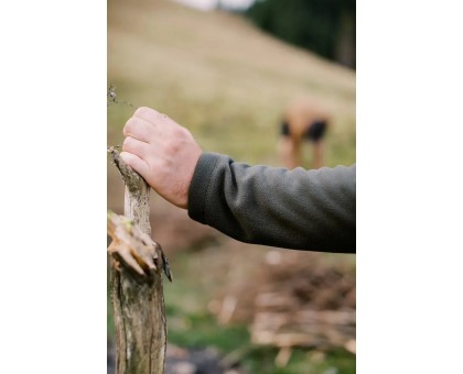 Чоловіча флісова кофта Tribe Fleece Jacket Full Zip Olive (270 г/м²)