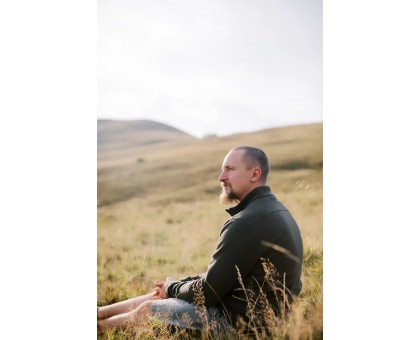 Чоловіча флісова кофта Tribe Fleece Jacket Full Zip Olive (270 г/м²)