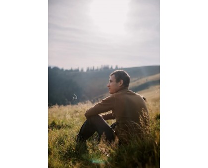 Чоловіча флісова кофта Tribe Fleece Jacket Full Zip Sand (270 г/м²)