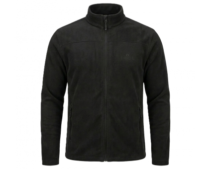 Чоловіча флісова кофта Tribe Fleece Jacket Full Zip Black (щільність 270 г/м²)