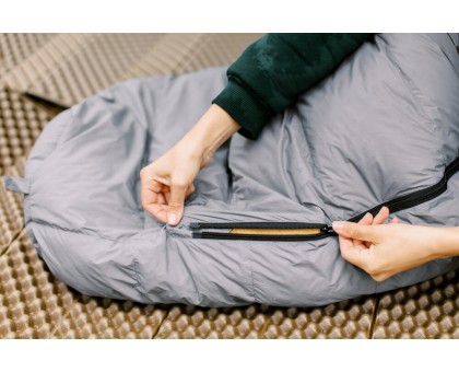 Пуховий спальний мішок Tribe Down 800 Long (Grey)