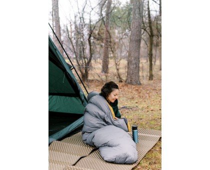 Пуховий спальний мішок Tribe Down 800 Long (Grey)