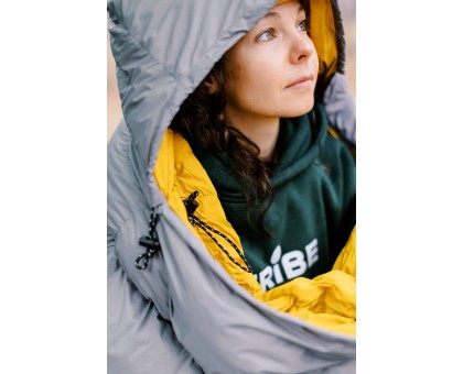 Пуховий спальний мішок Tribe Down 800 Long (Grey)