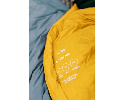 Пуховий спальний мішок Tribe Down 800 Long (Grey)