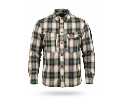 Фланелева тактична сорочка 7.62 Fix (Beige/Green)