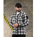Тактична фланелева сорочка 7.62 Fix White/Black