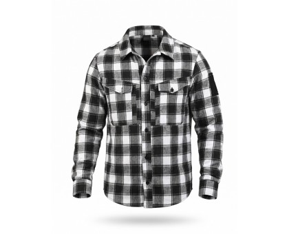 Тактична фланелева сорочка 7.62 Fix White/Black