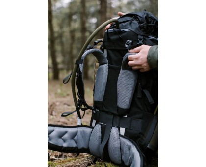 Рюкзак Tramp Expedition 60 л — чорний туристичний рюкзак для пішого та гірського туризму