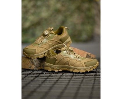 Тактичні кросівки Esdy Trek Low Coyote з системою швидкої шнурівки