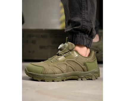 Тактичні кросівки Esdy Trek Low Olive з системою автошнурівки
