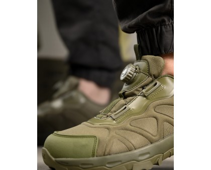 Тактичні кросівки Esdy Trek Low Olive з системою автошнурівки
