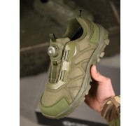 Кросівки Esdy Trek Low Olive з автошнурівкою