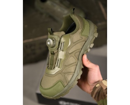 Тактичні кросівки Esdy Trek Low Olive з системою автошнурівки