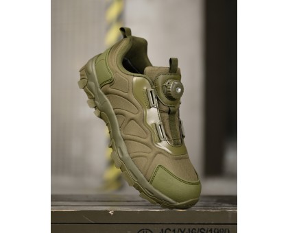 Тактичні кросівки Esdy Trek Low Olive з системою автошнурівки
