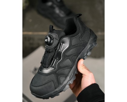 Тактичні кросівки Esdy Trek Low Black з системою швидкої шнурівки