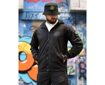 Чоловічий спортивний костюм SI Hooligan Black: Стиль та Комфорт