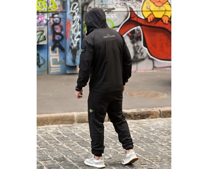 Чоловічий спортивний костюм SI Hooligan Black: Стиль та Комфорт