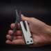 EDC Міні мультитул Roxon KS2E, білий з чорним лезом та набором біт