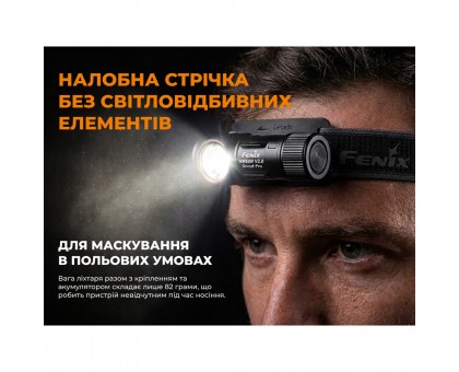 Тактичний налобний ліхтар із зеленим світлом Fenix Scout Pro (HM50R V2.0) Лімітована серія