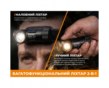 Тактичний налобний ліхтар із зеленим світлом Fenix Scout Pro (HM50R V2.0) Лімітована серія