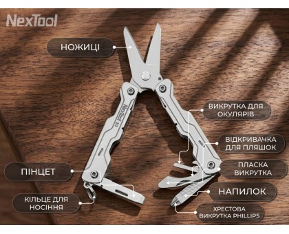 Мультитул-брелок NexTool Micro Sailor Scissors S0