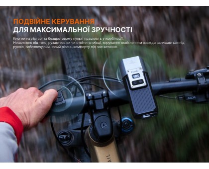 Професійна велофара Fenix BC45R (3300 лм, OLED-дисплей)