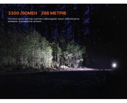Професійна велофара Fenix BC45R (3300 лм, OLED-дисплей)
