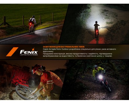 Професійна велофара Fenix BC45R (3300 лм, OLED-дисплей)
