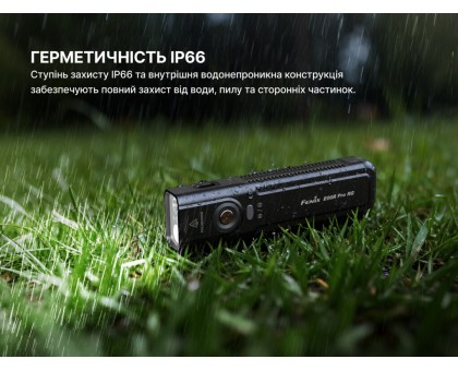 Наключний ліхтар-брелок Fenix E06R PRO RG Чорний: для EDC, кемпінгу та блекауту