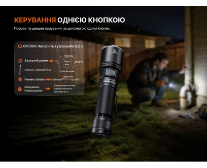 Ручний ліхтар Fenix C7 Pro (4600 лм, IP68, магніт)